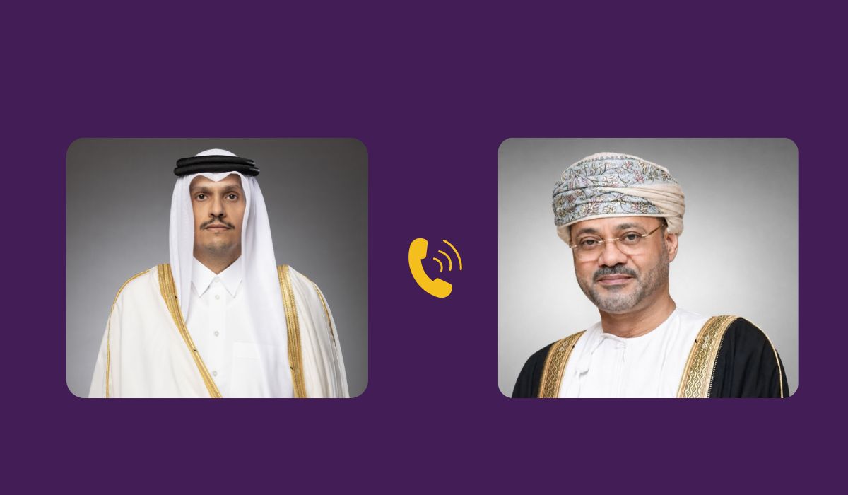 Qatar PM & Omani Foreign Minister Discuss Maritime Navigation & Peace